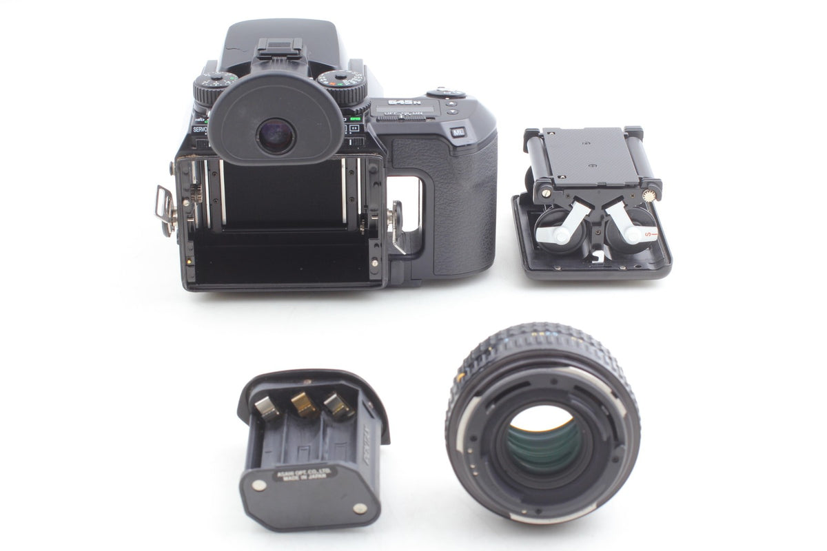 *Near MINT+++* Pentax 645N Camera SMC A 75mm F2.8 Lens 120 Film Back From JAPAN