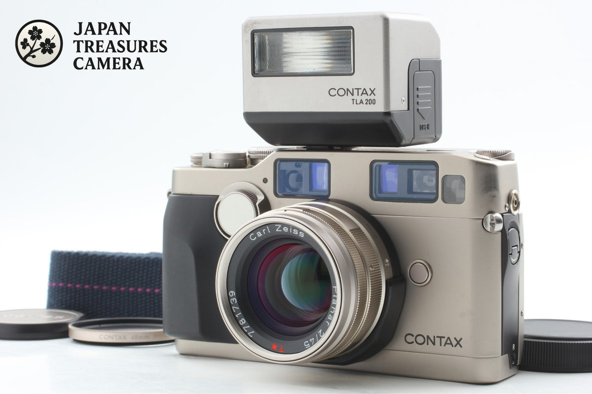 *MINT* CONTAX G2 35mm Film Camera Planar 45mm F2 Lens TLA200 Flash From JAPAN