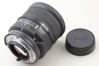 *Top MINT w/ Hood* Nikon AF Nikkor 28mm F1.4 D Wide Angle Prime Lens From JAPAN