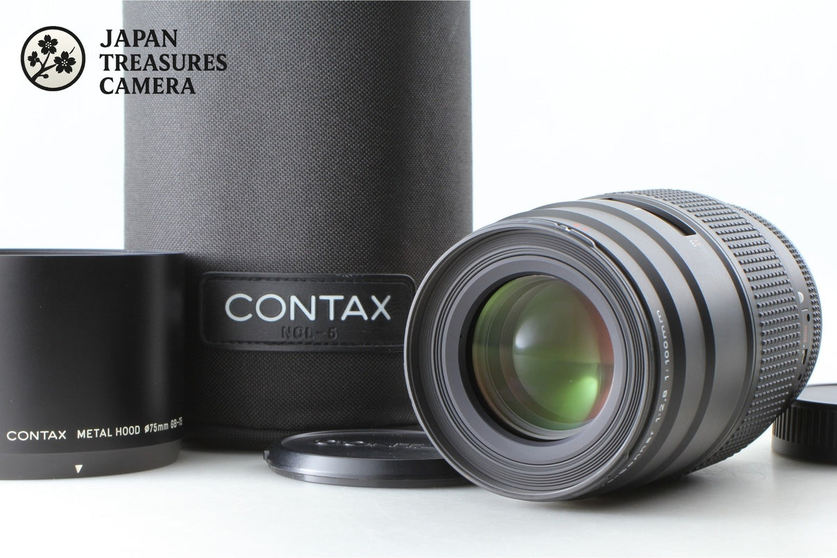 *Top MINT w/ Hood* Contax Carl Zeiss Macro Sonnar 100mm f/2.8 N Mount Lens JAPAN