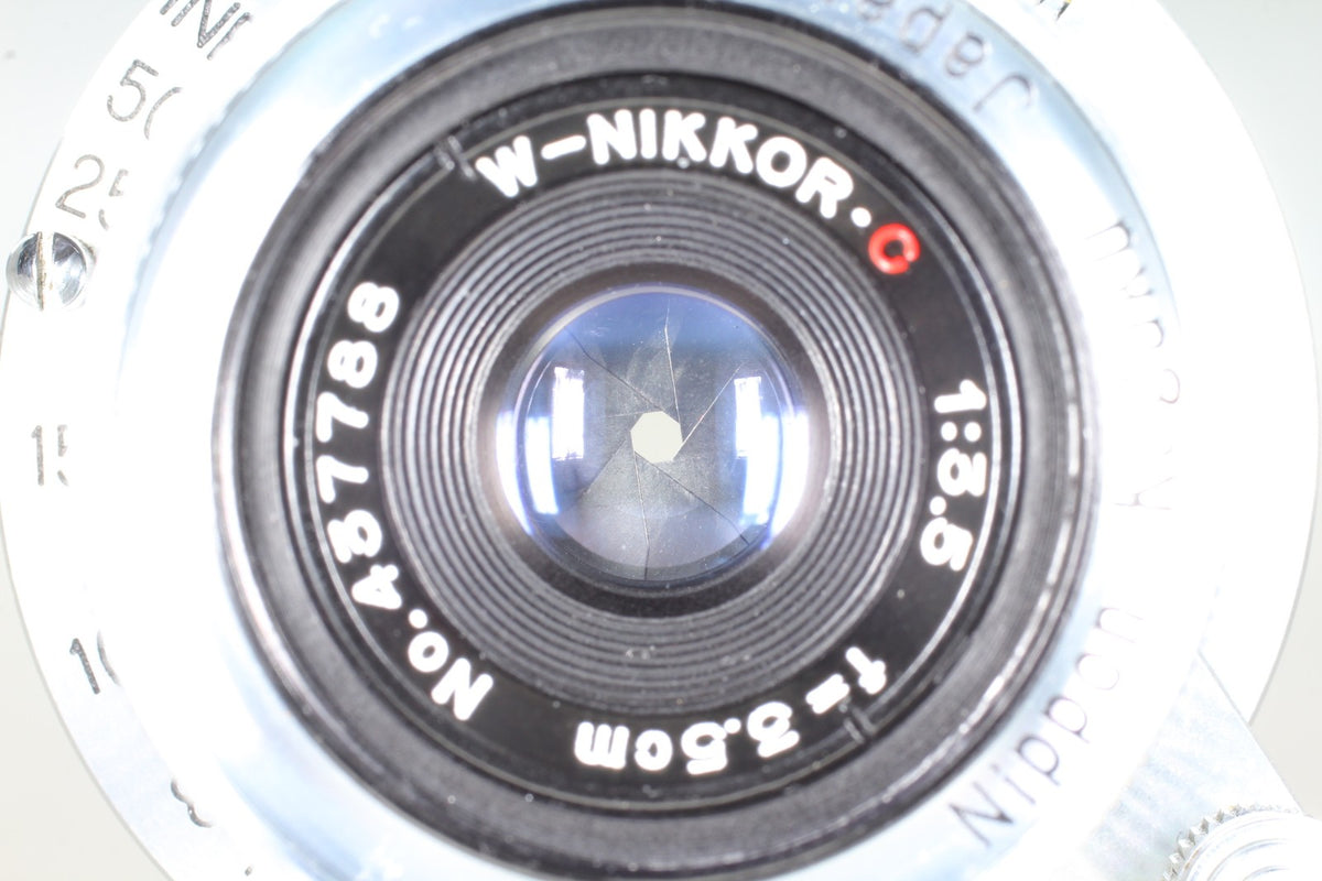 Rare in Box *Top MINT* Nikon W-Nikkor C 3.5cm 35mm f/3.5 MF Lens L39 From JAPAN