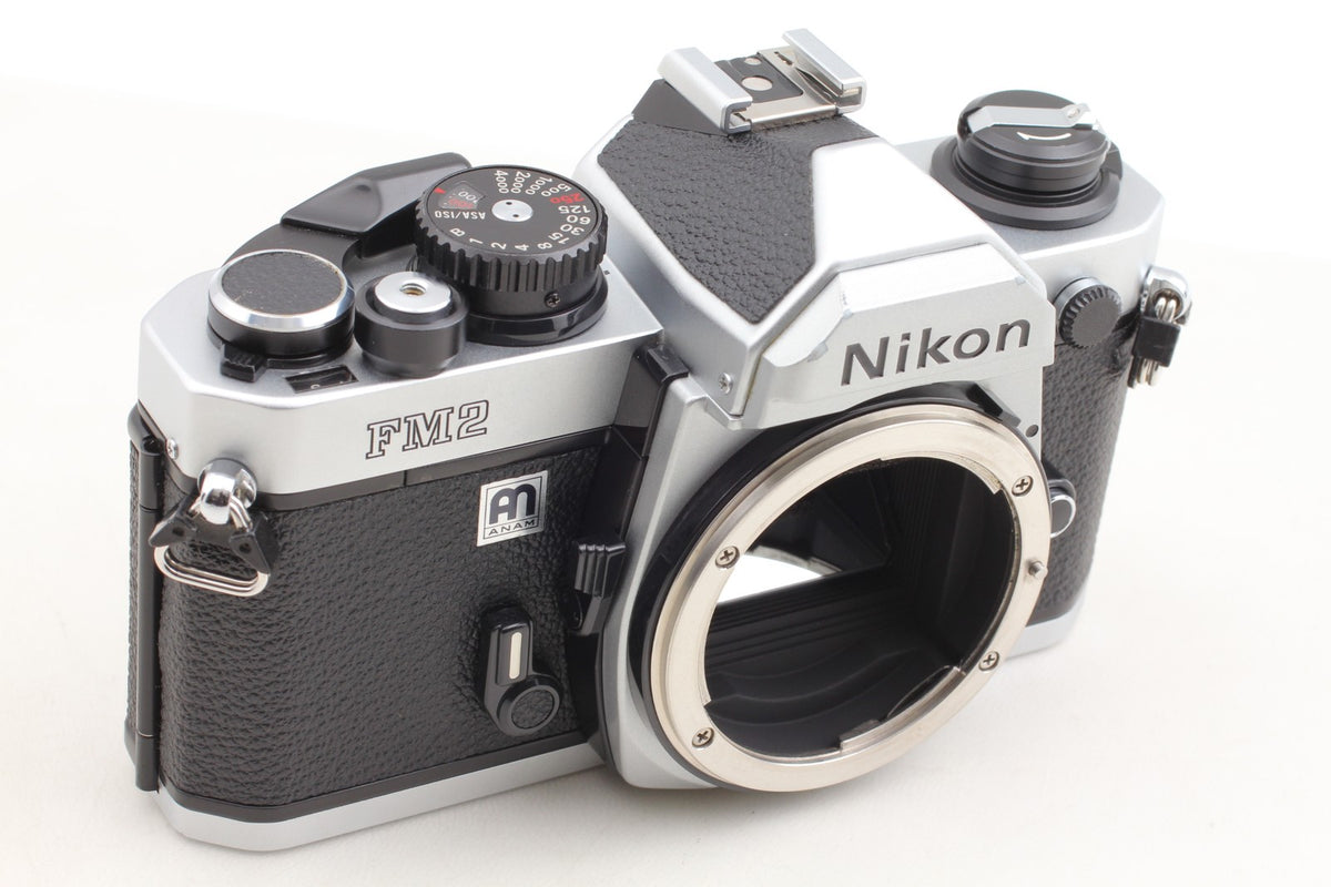 Rare ANAM *MINT w/ Strap* Nikon New FM2 FM2N Silver 35mm Film Camera From JAPAN