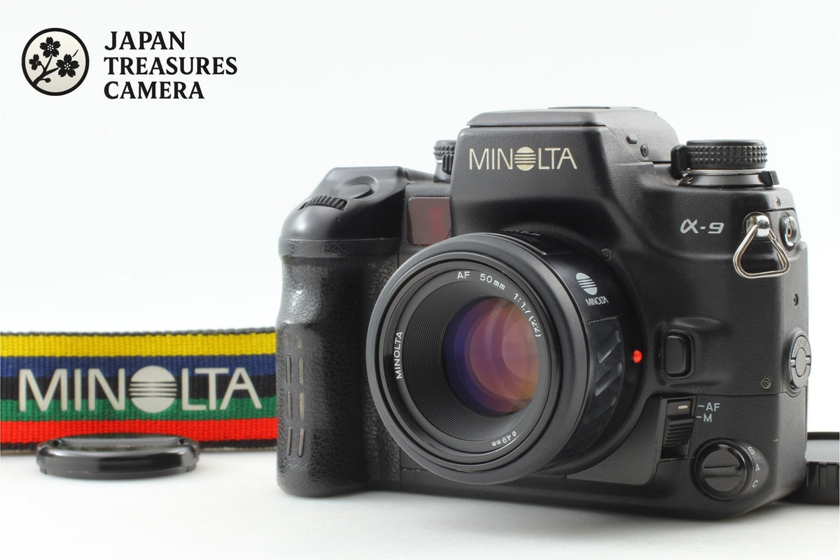 *MINT* MINOLTA α9 a9 Maxxum Dynax 35mm Film Camera AF 50mm F1.7 Lens From JAPAN