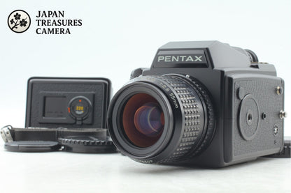*N MINT+++* PENTAX 645 Camera SMC A 55mm F2.8 Lens 120 220 Film Back From JAPAN