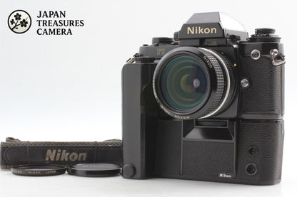 *N MINT w/MD-4* Nikon F3 Eye Level 35mm Film Camera Ai 28mm F3.5 Lens From JAPAN