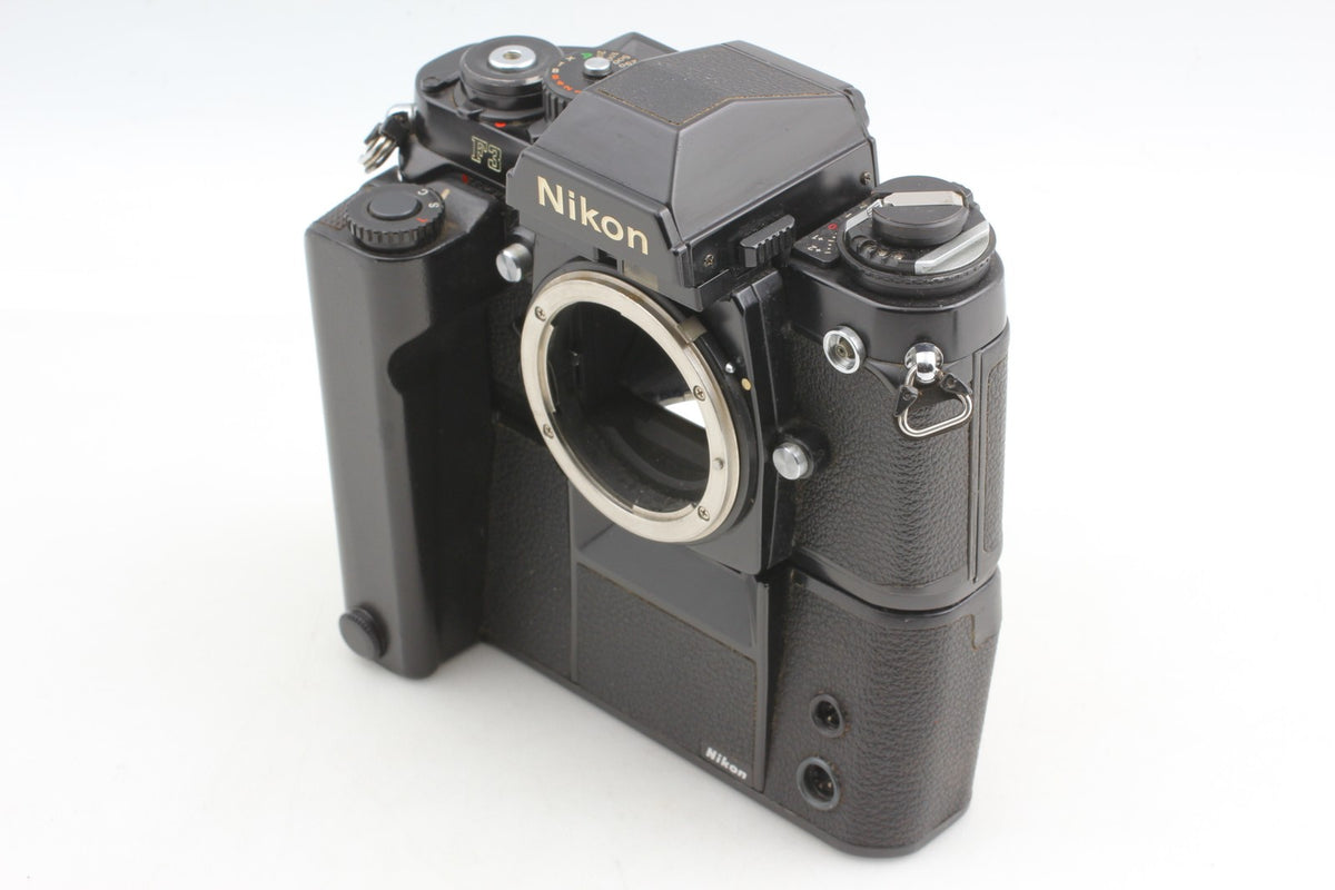 *N MINT w/MD-4* Nikon F3 Eye Level 35mm Film Camera Ai 28mm F3.5 Lens From JAPAN