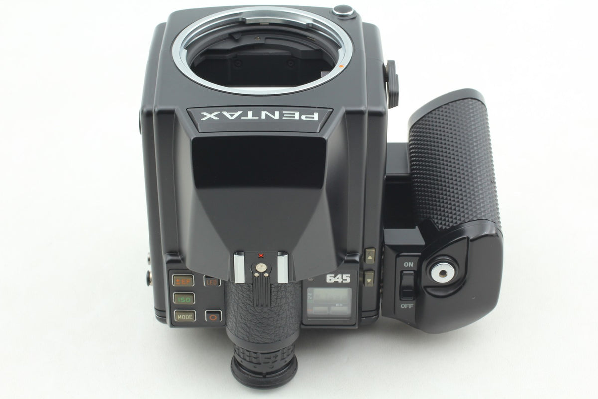 *N MINT+++* PENTAX 645 Camera SMC A 55mm F2.8 Lens 120 220 Film Back From JAPAN