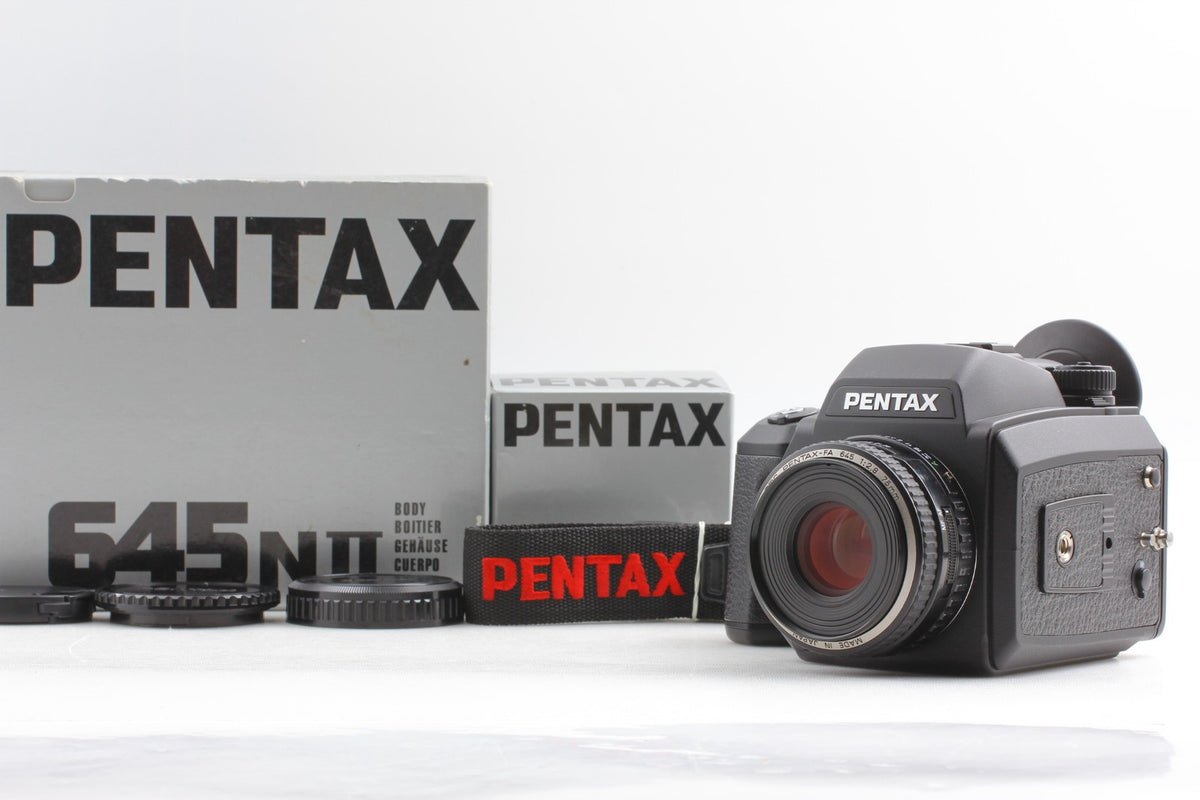 OH Serviced *Top MINT / Box* PENTAX 645 NII SMC FA 75mm F2.8 Lens 120 Back JAPAN