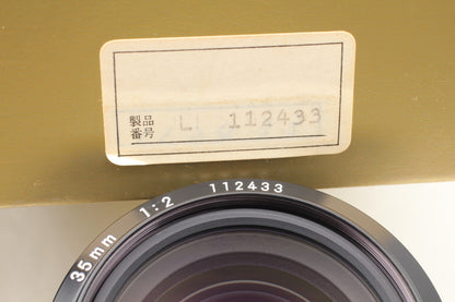 *Almost Unused /Box* Nikon Nikkor Ai 35mm F2 MF Wide Angle Prime Lens From JAPAN