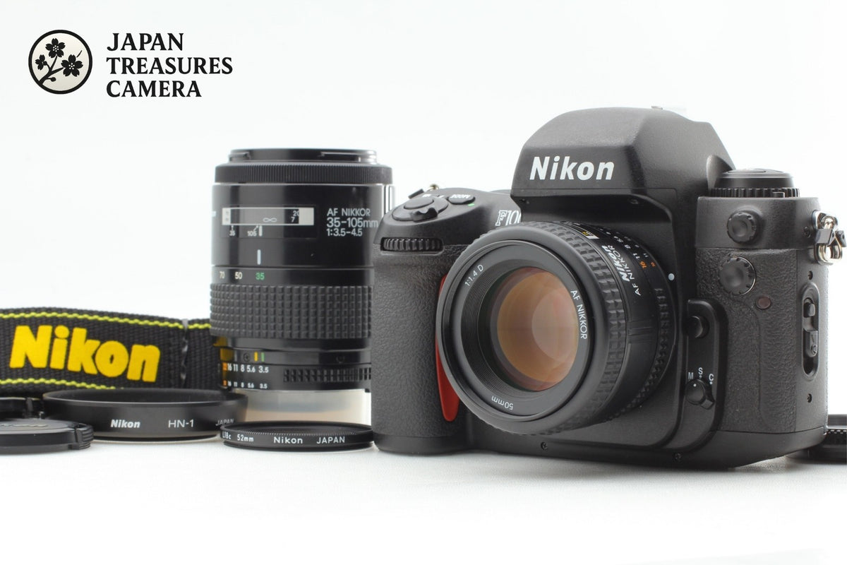 2 lens *Top MINT* Nikon F100 Camera AF 50mm F1.4D + 35-105mm F3.5-4.5 From JAPAN