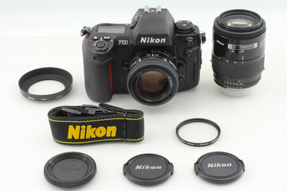 2 lens *Top MINT* Nikon F100 Camera AF 50mm F1.4D + 35-105mm F3.5-4.5 From JAPAN