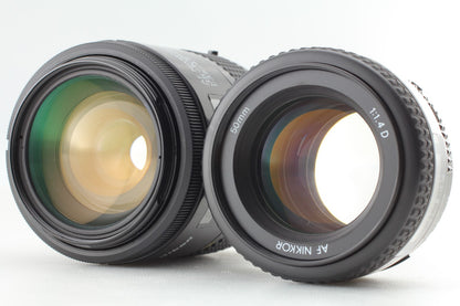 2 lens *Top MINT* Nikon F100 Camera AF 50mm F1.4D + 35-105mm F3.5-4.5 From JAPAN