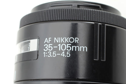 2 lens *Top MINT* Nikon F100 Camera AF 50mm F1.4D + 35-105mm F3.5-4.5 From JAPAN