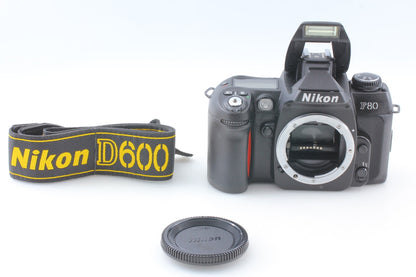 No Sticky *Top MINT+++ w/Strap* Nikon F80 S SLR 35mm Film Camera Body From JAPAN