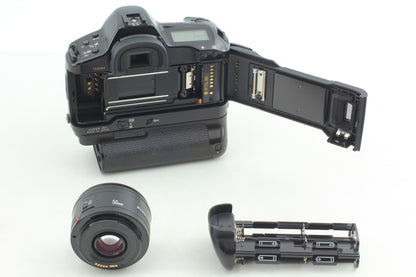 *MINT+++* Canon EOS-1N RS SLR 35mm Film Camera EF 50mm F1.8 II Lens From JAPAN