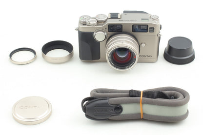 *Top MINT+++ w/ Hood* CONTAX G2 35mm Film Camera Planar 45mm F2 Lens From JAPAN