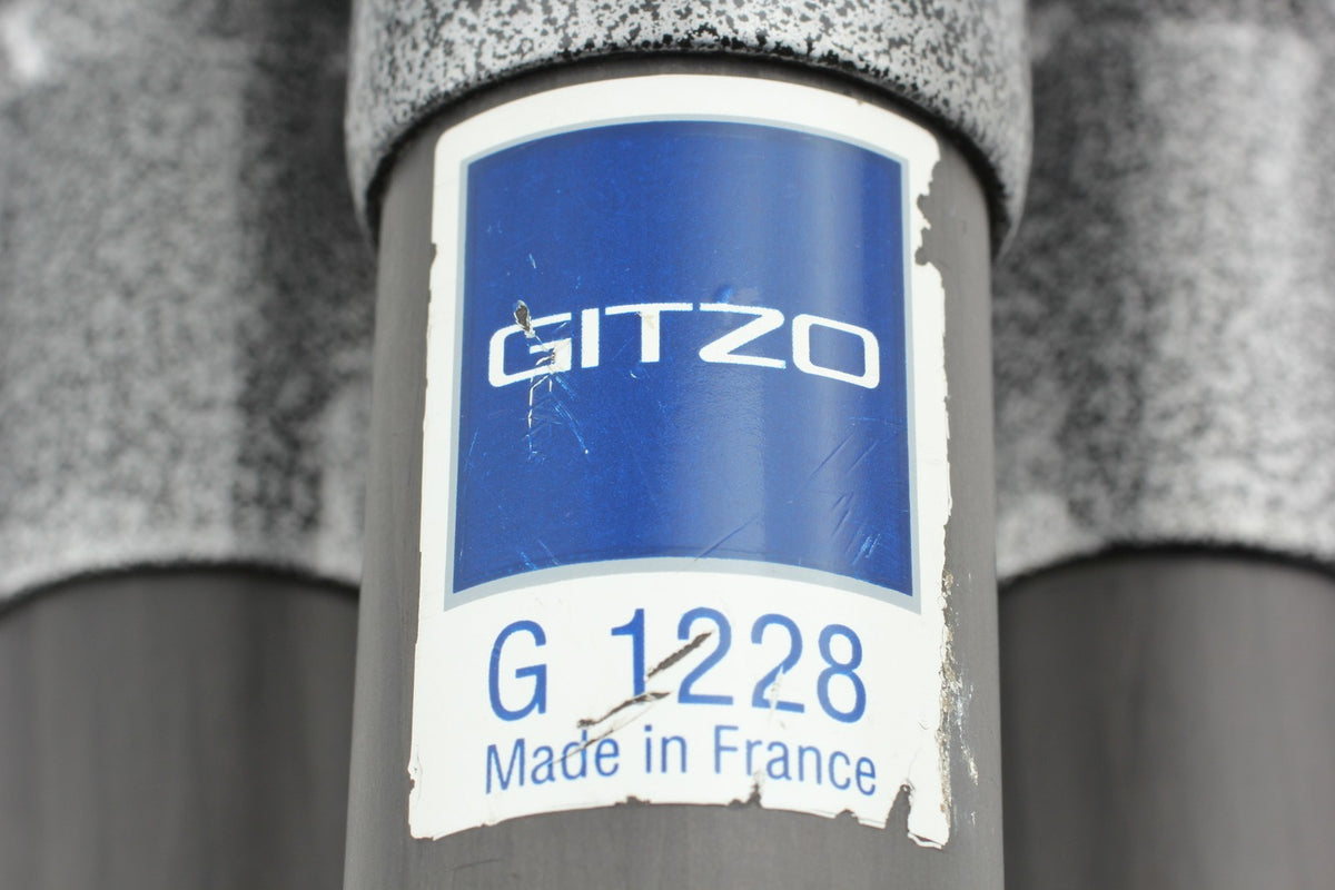 *N MINT* Gitzo G1228 Carbon Fiber Tripod G1275 Off Center Ball Head From JAPAN