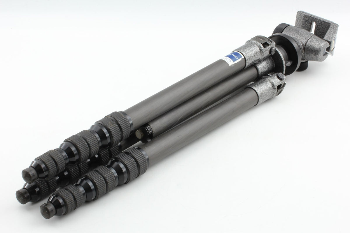 *N MINT* Gitzo G1228 Carbon Fiber Tripod G1275 Off Center Ball Head From JAPAN