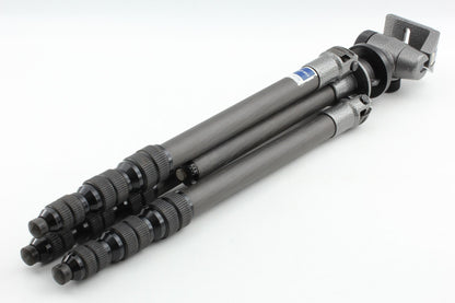 *N MINT* Gitzo G1228 Carbon Fiber Tripod G1275 Off Center Ball Head From JAPAN
