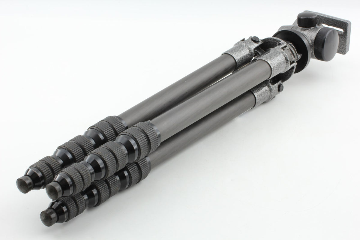 *N MINT* Gitzo G1228 Carbon Fiber Tripod G1275 Off Center Ball Head From JAPAN
