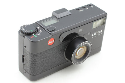 *Exc+5 /Case* Leica Minilux Black Summarit 40mm F2.4 35mm Film Camera From JAPAN