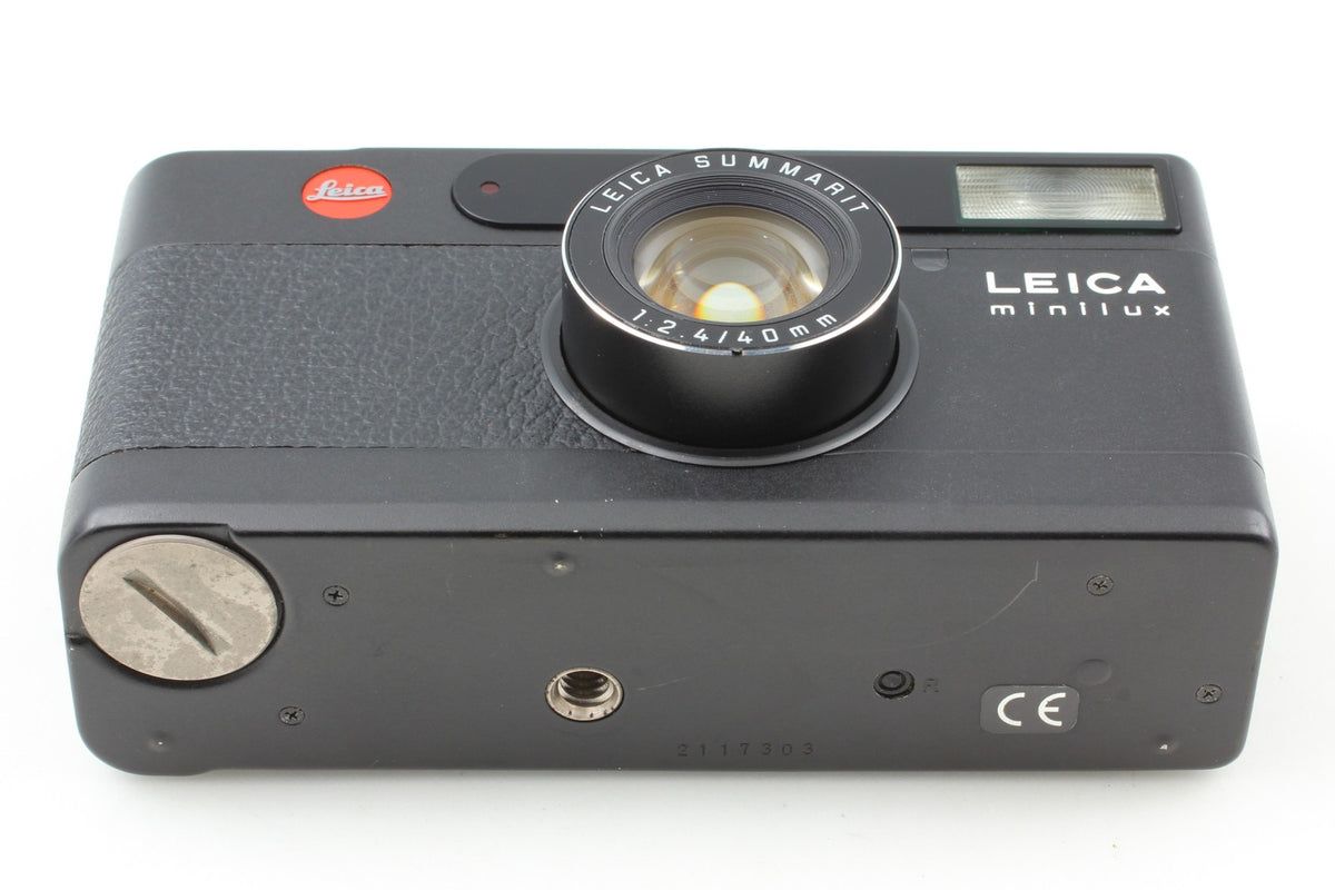 *Exc+5 /Case* Leica Minilux Black Summarit 40mm F2.4 35mm Film Camera From JAPAN