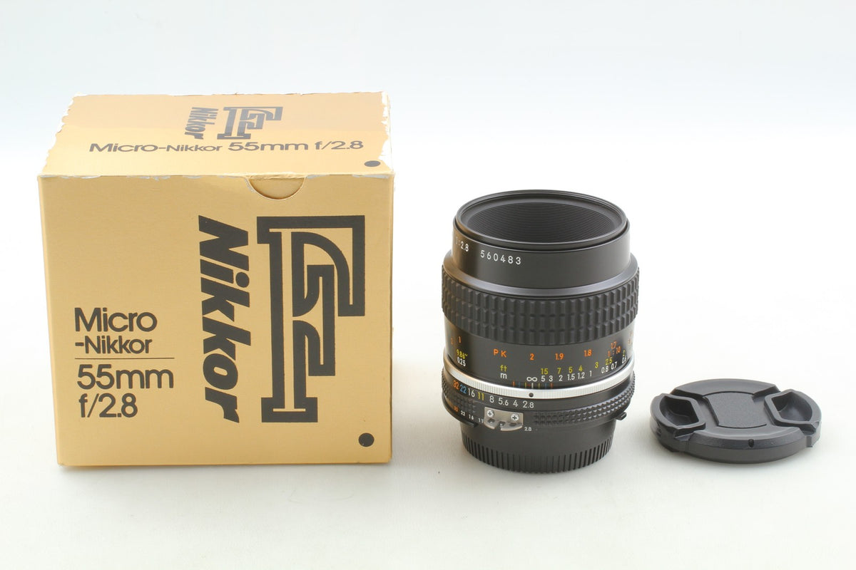 Almost Unused in Box* Nikon Ai-s Micro Nikkor 55mm F2.8 MF Macro Lens From JAPAN