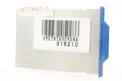 Unused Mamiya Dark Slide for 645 AF AFD II III Camera Film Back HM401 From JAPAN