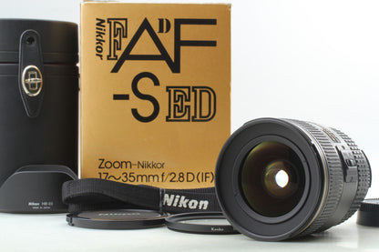 Almost Unused in Box* Nikon AF-S ED Zoom Nikkor 17-35mm F2.8D IF Lens From JAPAN