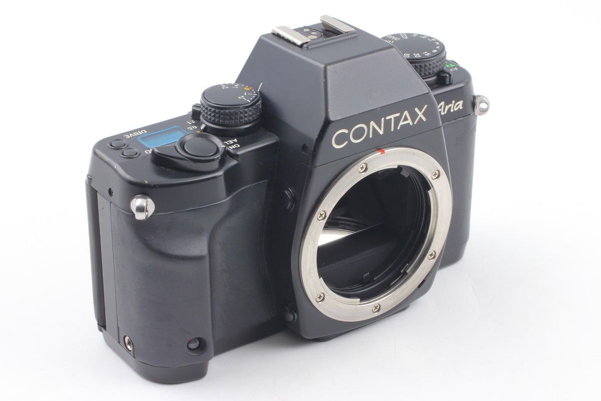 *N MINT+++* CONTAX Aria 35mm Film Camera Planar 50mm F1.4 T* AEJ Lens From JAPAN