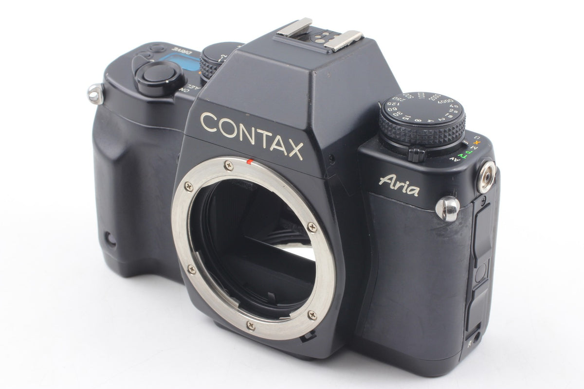 *N MINT+++* CONTAX Aria 35mm Film Camera Planar 50mm F1.4 T* AEJ Lens From JAPAN