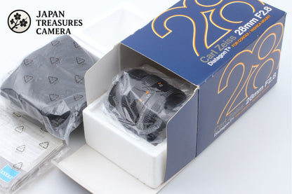 *Unused in Box* CONTAX Carl Zeiss Distagon T* 28mm F2.8 MMJ C/Y Lens From JAPAN