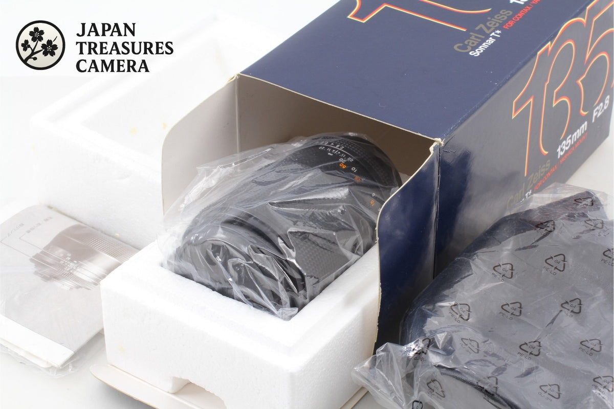 *Unused in Box* CONTAX Carl Zeiss Sonnar T* 135mm F2.8 MMJ Lens C/Y From JAPAN