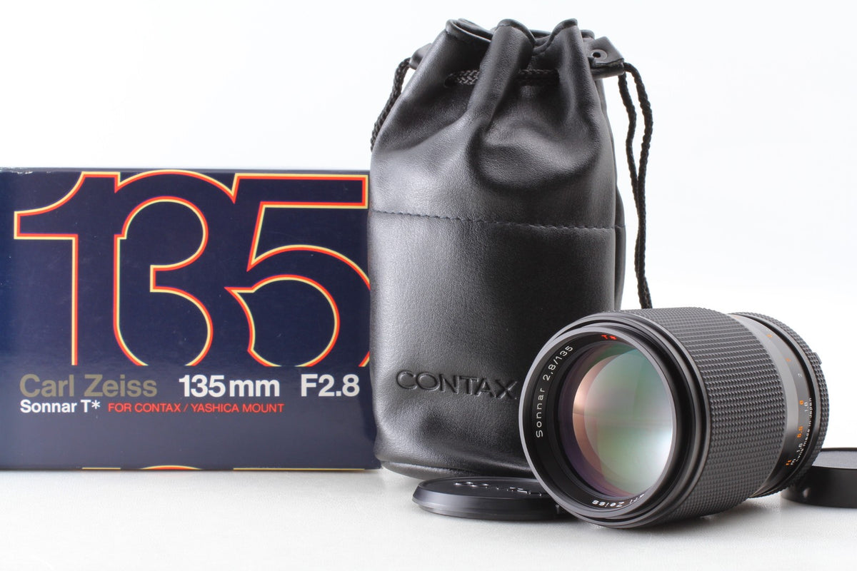 *Unused in Box* CONTAX Carl Zeiss Sonnar T* 135mm F2.8 MMJ Lens C/Y From JAPAN