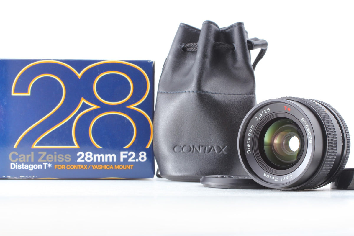 *Unused in Box* CONTAX Carl Zeiss Distagon T* 28mm F2.8 MMJ C/Y Lens From JAPAN