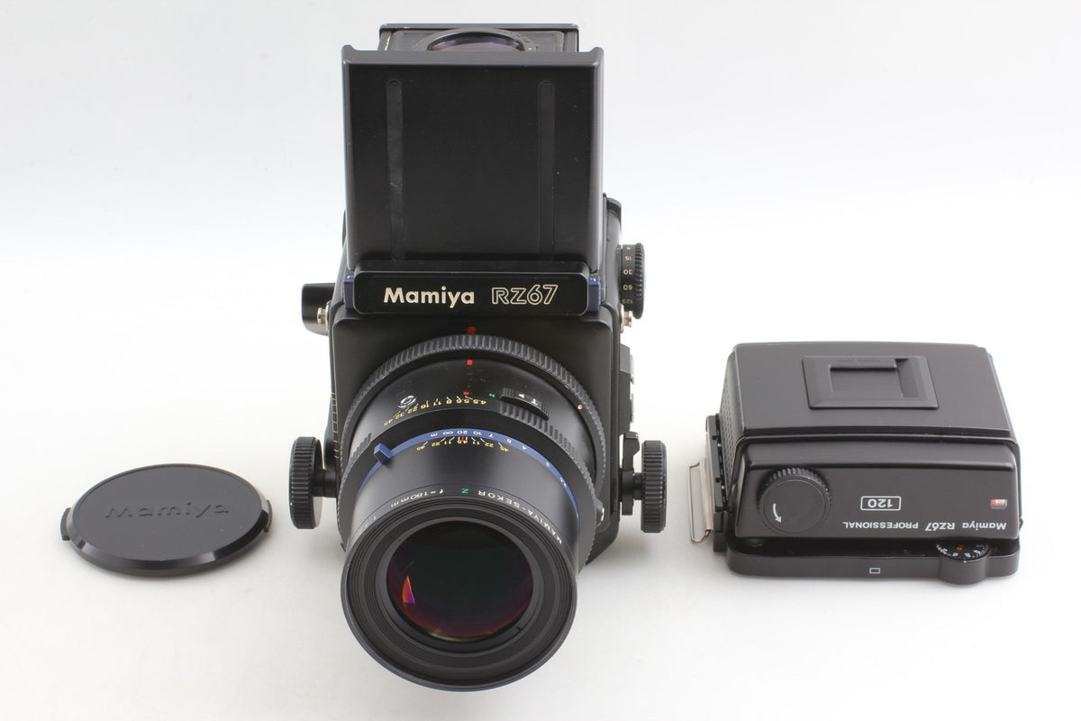 *Exc+5* Mamiya RZ67 Pro Sekor Z 180mm F4.5W-N Lens 120 Film Back From JAPAN