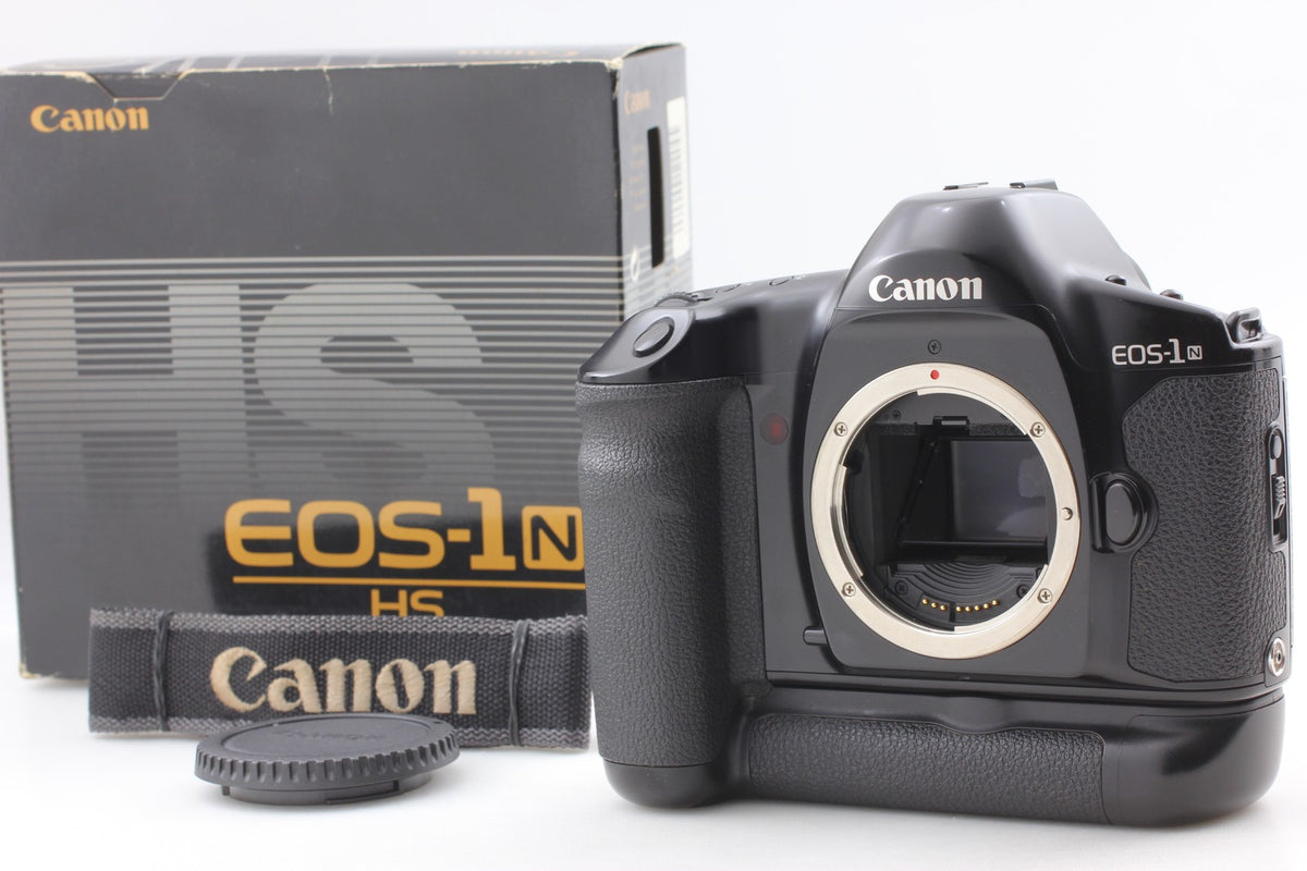 All Works *MINT in Box* Canon EOS-1N SLR 35mm Film Camera Body BP-E1 From JAPAN