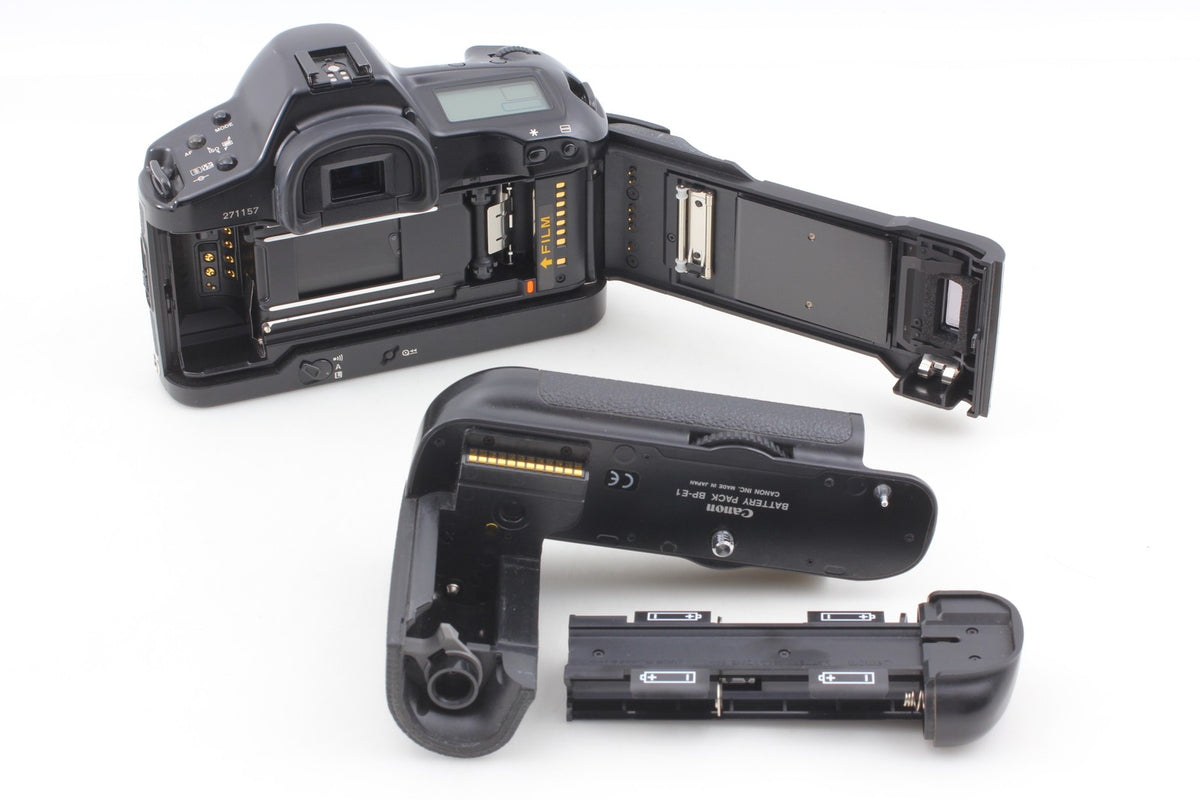 All Works *MINT in Box* Canon EOS-1N SLR 35mm Film Camera Body BP-E1 From JAPAN