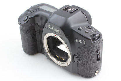 *MINT+++* Canon EOS-1 SLR 35mm Film Camera Body EF 50mm F1.8 II Lens From JAPAN