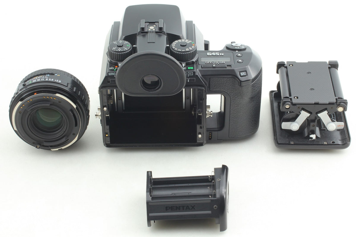 *Top MINT+++* PENTAX 645N Camera SMC FA 75mm F2.8 Lens 120 Film Back From JAPAN