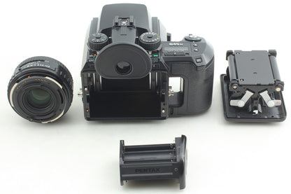 *Top MINT+++* PENTAX 645N Camera SMC FA 75mm F2.8 Lens 120 Film Back From JAPAN