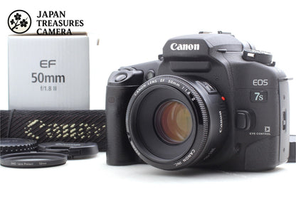 *Top MINT+++* Canon EOS 7S ELAN 7NE Film Camera EF 50mm F1.8 II Lens From JAPAN