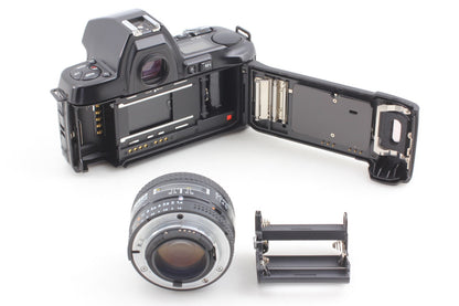 *MINT w/Strap* Nikon F-801 S SLR 35mm Film Camera AF 50mm F1.4 D Lens From JAPAN