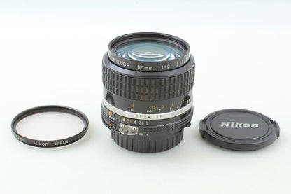*Near MINT* Nikon Ai-s Ais Nikkor 35mm F2 MF Wide Angle Lens F Mount From JAPAN