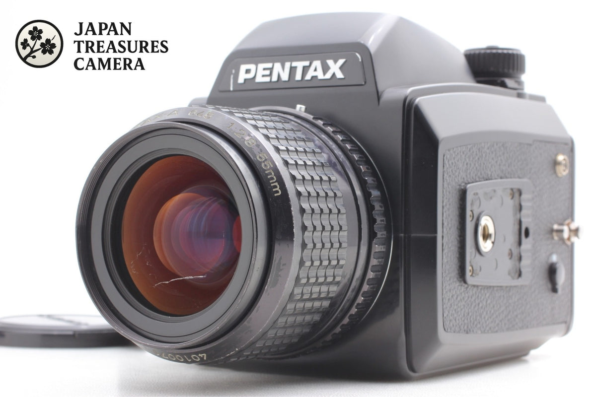 Read *Exc+5* PENTAX 645N Camera SMC A 55mm F2.8 Lens 120 Film Back From JAPAN