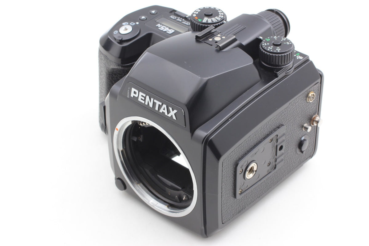 Read *Exc+5* PENTAX 645N Camera SMC A 55mm F2.8 Lens 120 Film Back From JAPAN