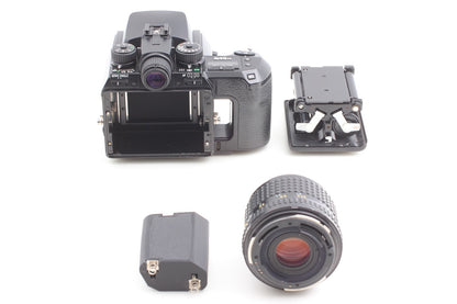 Read *Exc+5* PENTAX 645N Camera SMC A 55mm F2.8 Lens 120 Film Back From JAPAN