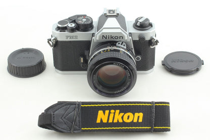 *MINT+++* Nikon New FM2 FM2N Silver SLR Film Camera Ai 50mm F1.4 Lens From JAPAN