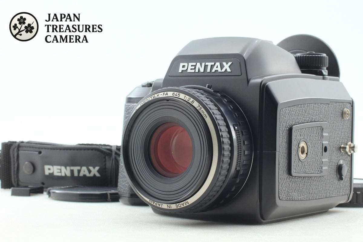 *Top MINT+++* PENTAX 645N Camera SMC FA 75mm F2.8 Lens 120 Film Back From JAPAN