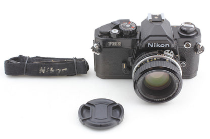 *Near MINT w/ Strap* Nikon FM2 SLR 35mm Film Camera Ai 50mm F1.8 Lens From JAPAN